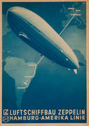 Across The South Atlantic In 3 Days, Original Graf Zeppelin Travel Brochure