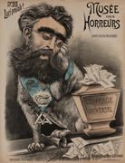 Mus&eacute;e des Horreurs, No. 28 Luci-pouah!! Original French Anti-Semetic Political Poster