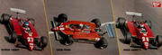 AutoSprint Original FI Racing Poster, Patrick Tambay, Didier Pironi, and Mario Andretti