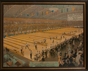 The Brunswick - Balke- Collender Co Original Advertising Poster, National Bowling Ass'n International Tournament 