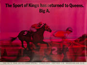 The Sport of Linhs Has Returned to Queens, Big A Original Aqueduct Raceway Advertising Poster