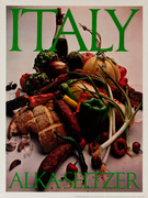 Original Alka Seltzer Advertising Poster, Italy 