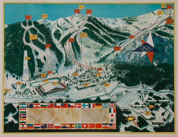 DP Vintage Posters - Original 1960s Squaw Valley Utah Olympics Poster ...
