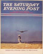 Saturday Evening Post April 4, 1940 Vintage Magazine Poster Boy With Airplane