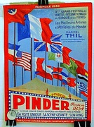 Cirque Pindar Original Vintage Poster flags
