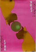 Cyrk Polish Circus Original Vintage Poster Dog Act