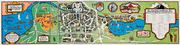1939 NY World's Fair Map Souvenir Poster