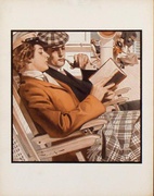 Original Vintage Illustration Print Shipmates JC Leyendecker
