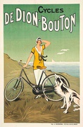 De Dion Bouton Bicycles Original Vintage Advertising Poster