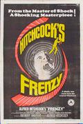 Alfred Hitchcock Frenzy 1 sheet Original Vintage Movie Poster Indian Release