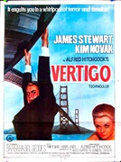 Alfred HitchcockVertigo 1 sheet Original Vintage Movie Poster Indian Release