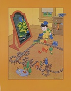 Levi's Pants Original Advertising Poster Train in Mirror