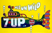 [[7 Up]] Wet Un Wild Original American Advertising Poster