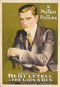The Lion's Den Original Silent Movie Poster 