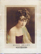Silent Movie Original Vintage Advertising Portrait Alice Brady 