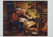 Original Chinese Cultural Revolution Poster Manger Scene