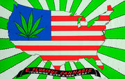 E Pluribus Cannibus Turning Over a New Leaf Original American Protest Poster