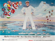 [[New York]] City (NYC) Harbor Festival Poster 1981 Vintage 