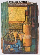 [[California]], Wineland of America, Original American Wine Promotion Advertising Poster Sherry