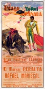 Toros Granada Gran Festival Taurino Original Spanish Bullfight Poster