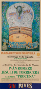 Sevilla Spain Original Spanish Bullfight Poster Bullring