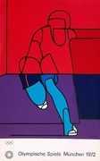 Original Vintage 1972 Munich Olympics Art Series Poster                                                            Adami