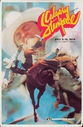 Calgary Alberta Canada Stampede Original Vintage Rodeo Travel Poster 1979