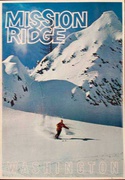 Mission Ridge Original Vintage [[Ski]] Poster