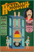 Doug Henning Water Tourture Mobil TV Original Magic Poster