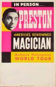 Original Vintage Poster America's Renowned Magician (pink)