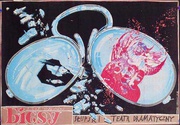 Biesy Original Vintage Polish Theatre Poster