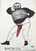 Boccaccio Original Vintage Polish Theatre Poster