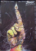Dzlady Original Vintage Polish Theatre Poster