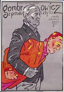 Gombrowicz Original Vintage Polish Theatre Poster