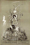 Haydn Aptekuz Original Vintage Polish Music Theatre Poster