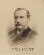 Original Vintage 19th Century Theatre Poster Josh Hart