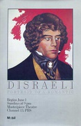 Disreali Mobil Masterpiece Theatre Original Vintage Public Television Advertising Poster