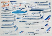 Air France Original Travel Poster Aircraft History