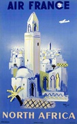 Air France North [[Africa]] Original Vintage Travel Poster
