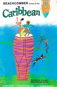 Beachcomber Cruises to the Caribbean Original Travel Poster