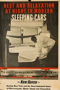 New Haven Railroad Original Vintage Travel Poster Sleeping Car