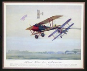 Vintgage Aviation Print First Two for America