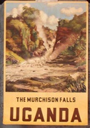 Uganda Upper Muchison Falls Original Vintage Travel Poster
