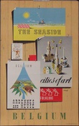 Belgium The Seaside Original Vintage Travel Poster
