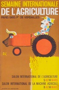 International Agriculture Week Original Vintatge Poster