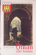 Vintage French Original Vintage Travel Poster Dinan Bretagne