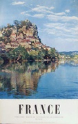 French Original Vintage Travel Poster The Perigord Route
