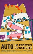 Auto Rail Original Vintage German Travel Poster