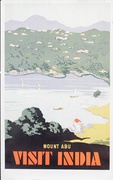 Mt Abu India Original Vintage Travel Poster 