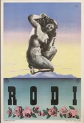 Rodi Italy Original ENIT Travel Poster
